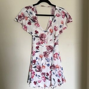 F21 floral dress